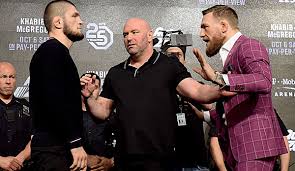 Ugly scenes marred ufc 229 as lightweight champion khabib nurmagomedov began a brawl by the octagon after beating conor. Khabib Nurmagomedov Vs Conor Mcgregor News Und Stimmen Vor Ufc 229