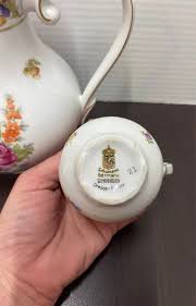 Schumann Empress Dresden Flowers 3 Piece Coffee Set