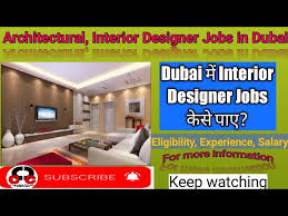 Interior Designer Jobs In Dubai Uae