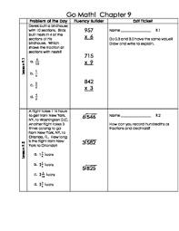Enrichment activities and worksheets for grade 5. Go Math Ch 9 Worksheets Teaching Resources Teachers Pay Teachers