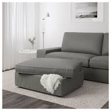 Kivik Hocker Mit Aufbewahrung Borred Graugrun Storage Ottoman Storage Footstool Ikea Kivik