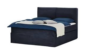 Neben dem kopfteil sind auch die boxen, die matratzen und die topper. Boxi Boxspringbett 160 X 200 Cm Boxi Urban Nachtblau Samt 160x200 Cm