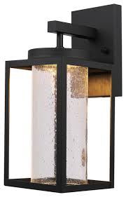 Whether you're building your new home, renovating or you simply feel like a change, lights.ie is the right shop for you! Capulet Black Led Integrated Outdoor Indoor Wall Sconce Outdoor Wall Lights And Sconces By Buildcom Houzz