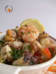 Insalata Di Mare Con Pesce Surgelato Ricetta Veloce Ricette Idee Alimentari Insalata Di Mare