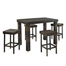 Walmart.com has been visited by 1m+ users in the past month Crosley Furniture Palm Harbor 5 Piece Dark Brown Wicker Patio Dining Set Lowes Com Patio Dining Set Patio Furniture Sets Dining Furniture Sets