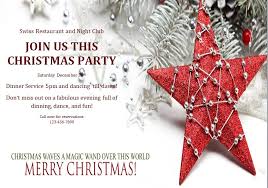 Here it is a free christmas party invitation flyer template of swiss restaurant and night club. 15 Free Eye Catching 15 Free Christmas Party Invitation Flyer Templates Best Office Files