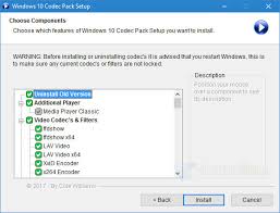 A new version of the codec pack has been released. Windows 10 Codec Pack V2 1 0 Screenshot Freeware Files Com