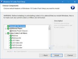 The codec pack contains a plugin for decoding h.264 mvc 3d video. Windows 10 Codec Pack V2 1 0 Screenshot Freeware Files Com