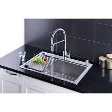Wrap the jaws of a pair of pliers with tape to keep them from scratching the aerator. Afa Stainless 33 L X 22 W Dual Mount Kitchen Sink With Faucet And Soap Dispenser Reviews Wayfair