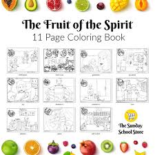 Holy spirit printable coloring pages. Fruit Of The Spirit Coloring Pages Free Printables