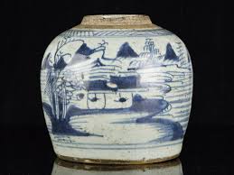 Only 1 available and it's in 5 people's carts. C1630 Late Ming Chinese Blue And White Stoneware Ginger Jar Parade Antiques Shop For Antiques Online Uk Plymouth Devon