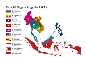 Kajian geografi tempatan tingkatan 1 tahun 2011. Peta Asean Lengkap Dan Negara Anggotanya Republik Seo