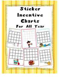 Sticker Charts For Good Behavior All Year Set