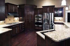 Kitchen Dark Cabinets And Light Countertops Home Dark Kitchen Cabinets Home Kitchens