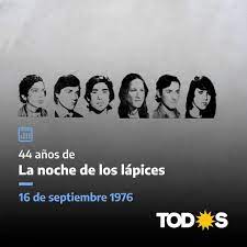 En reconocimiento y memoria de esa lucha se conmemora el día de los derechos de los estudiantes secundarios, un homenaje para que los. Pablo Carro A 44 Anos De La Noche De Los Lapices Hoy Se Cumple Un Nuevo Aniversario De Aquella Tragica Noche En La Que Un Comando Militar De La Ultima Dictadura