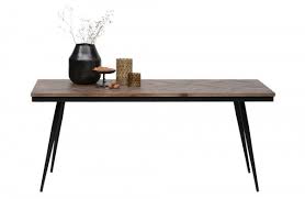 Wenn du eine fläche für mit einem schwarzen metalltisch bekommt alles eine modernere note. Bepurehome Esstisch Rhombic 180x90cm Holz Metall