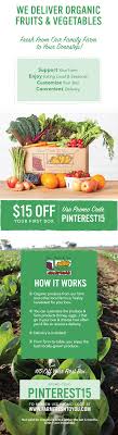 Farm Fresh To You Sends You Fresh Organic Sustainable Produce To Help You Cook Incredible F Organic Fruits And Vegetables Quick Healthy Meals Organic Recipes