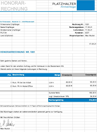 Setze ich einen behandlungsvertrag/ honorarvertrag zwischen mir und dem privatpatienten, in dem fall ein . Honorarrechnung Muster Kostenlos Zum Download