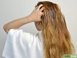 After you shampoo and condition, comb any moisturizing cream throughout your hair (oyin handmade's hair dew is really great). 4 Ways To Use Coconut Oil On Your Hair And Skin Wikihow