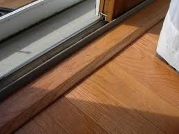 Sliding Door Floor Trim Sliding Glass Door Transition Flooring Diy Flooring