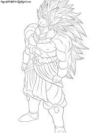 Broly Ssj3 Lineart By Jamalc157 Dragon Ball Super Art Dragon Ball Super Manga Goku Drawing