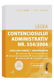 Legea Contenciosului Administrativ Nr 554 Din 2004 August 2018 Iuliana Riciu Libris