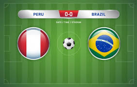 The host of brazil was met with peru in the 2019 copa america final which took place on monday (8/7) early morning at the. Premium Vector Peru Vs Brazil Scoreboard Broadcast Soccer South America S Tournament 2019 Group A