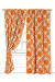 Living Room Burnt Orange Curtains
