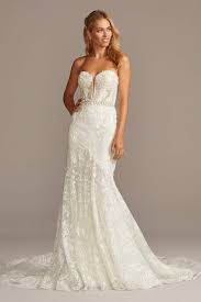 Find the perfect wedding dress for your big day. Mermaid Trumpet Wedding Dresses David S Bridal
