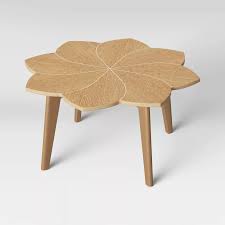 Riparia Flower Top Coffee Table Natural Opalhouse Target Coffee Table Decorating Coffee Tables Table