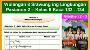 Kunci jawaban buku tantri basa kelas 5 hal 110 guru ilmu sosial from wwwilmusosialid. Tantri Basa Kelas 5 Wulangan 8 Pasinaon 2 Gladhen 2 3 Hal 133 134 Teks Wacan Aksara Jawa Youtube