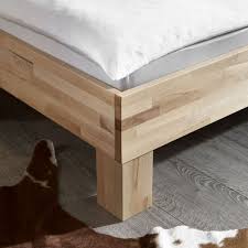 Dies ist möglich, wenn das bett eckige oder runde füße besitzt. Bettgestell Classic Massivholz Kernbuche Mit Kopfteil 330 Und Fussen Dico