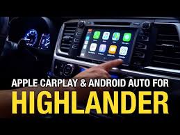 2014 2019 Toyota Highlander Apple Carplay Android Auto Install Demo Youtube