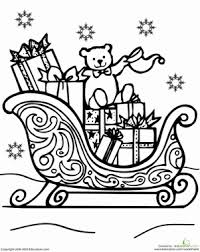 It's the most wonderful time of the year! Christmas Sleigh Worksheet Education Com