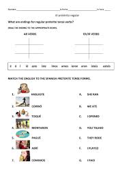 Preterite Tense Interactive And Downloadable Worksheet You Can Do The Exercises Online Or Download The Wo In 2020 Preterite Tense Spanish Preterite Tense El Preterito