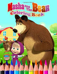 Free printable coloring pages for a variety of themes that you can print out and color. Masha And The Bear Coloring Book Great Coloring Pages For Kids Ages 3 7 Buy Online In Faroe Islands At Faroe Desertcart Com Productid 123626553