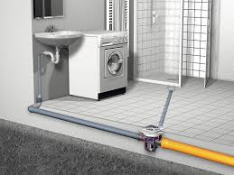 I would not put my bottom plate on top of the gravel of the french drain. Basement Drain The Universal Kessel Leading In Drainage