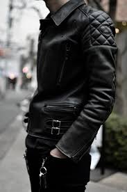 Leather Jacket Thick Black Black Details Fashion Men Great Style Rough 1 Mens Fashion Leather Jacket Leather Jacket Men