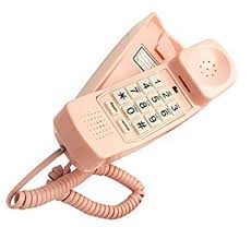 Amazon Com Isoho Trimline Phone Phones For Seniors Phone For Hearing Impaired Ladies Pink Retro Novelty Telephone Trimline Phone Phone Corded Phone