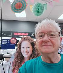 Flat Jen at the sewing center in Fort Walton Beach