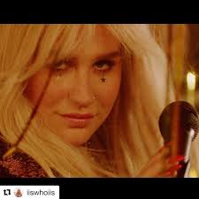 My girl Ke$ha is BACK!!! #Repost @iiswhoiis with @repostapp ・・・ To me the  thing I'm most proud of is that the song never lost the pure joy from the  day it was
