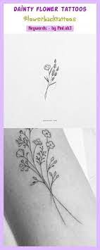 49 Tattoo Ideas Flower Dainty Flower Tattoos Flower Tattoos Purple Flower Tattoos