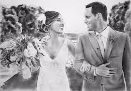 If you really want to wow the happy couple, shop our list of the best wedding gift idea. First Wedding Gift Anniversary Gift Ideas Custom Pencil Drawing Wedding Portrait Annive 2nd Anniversary Gifts Paper Gifts Anniversary Mens Anniversary Gifts