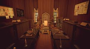 This classroom is what students use for charms, history of magic, ancient runes, arithmancy, or any other class that doesn't have a dedicated room. Potterhead Sims