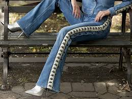 Kappa Authentic Brigit Flare Leg Jeans Flare Leg Jeans Matching Sets Work Wear