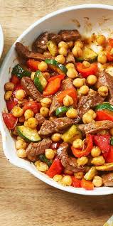 Rindfleischpfanne Rezepte Fleisch Gerichte Kirchererbsen Rezept