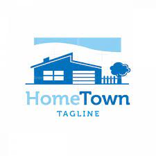 Home Town Logo In 2021 Realty Logo Building Development Real Estate Agency