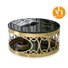 As black is a master color, we can manipulate black living room furniture with our favorite colors and designs and still own an attractive sensation. Modern Table Set Living Room Black Marble Top Table Glass Table With Drawer Gold Coffee Table China Modern Table Marble Table Made In China Com