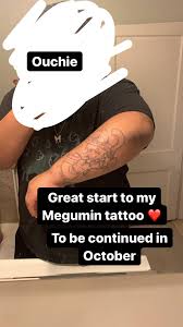 The art of making tattoos is tattooing. Megumin Tattoo Didn T Get To Continue Cause Of Covid But Will Be Done Asap Konosuba