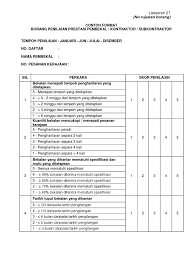 Syarikat perlu membuat penilaian untuk menentukan kesesuaian pekerja tersebut. Borang Penilaian Prestasi Thesis 1 3k Views Resep Kuini